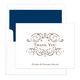 Ornate Scroll Thank You Note Cards Image 3 of 4